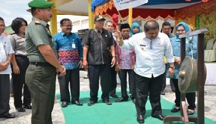 Bupati Amril Canangkan Kesatuan Gerak PKK-KB Kesehatan Tingkat Kabupaten di Pinggir